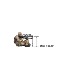 Load image into Gallery viewer, UTG TL-MP150Q Monopod with V-Rest and Camera Adaptor, 20.5" to 58.75"