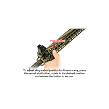 Load image into Gallery viewer, UTG TL-SWPM01 Low-Pro Picatinny-mount Angled QD Sling Swivel Adaptor