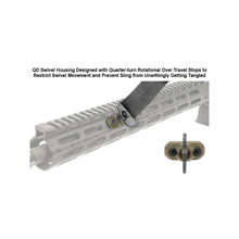 Load image into Gallery viewer, UTG TLUSW001D PRO M-LOK® Standard QD Sling Swivel Adaptor,FDE Cerakote