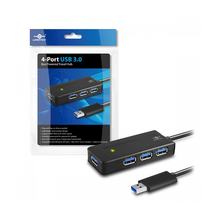 Load image into Gallery viewer, Vantec UGT-MH400U3  4-Port USB 3.0 Bus-Powered Travel Hub