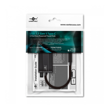 Load image into Gallery viewer, Vantec UGT-MH410U3-C 4-Port USB-C Travel Hub