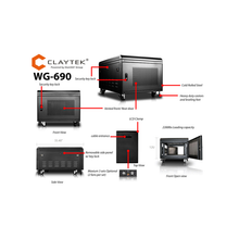 Load image into Gallery viewer, iStarUSA WG-690 6U 900mm Depth Rack-mount Server Cabinet