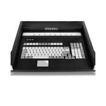 Load image into Gallery viewer, iStarUSA WL-21708 1U Rackmount 17" TFT LCD Keyboard Drawer with Built-in 8-port KVM