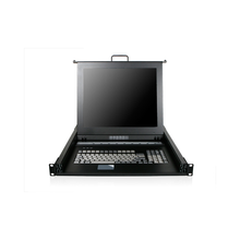 Load image into Gallery viewer, iStarUSA WL-21708 1U Rackmount 17" TFT LCD Keyboard Drawer with Built-in 8-port KVM