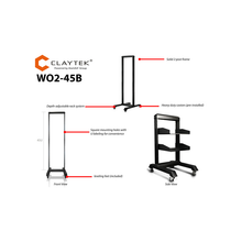 Load image into Gallery viewer, iStarUSA WO2-45B 45U 2 Post Open Frame Rack